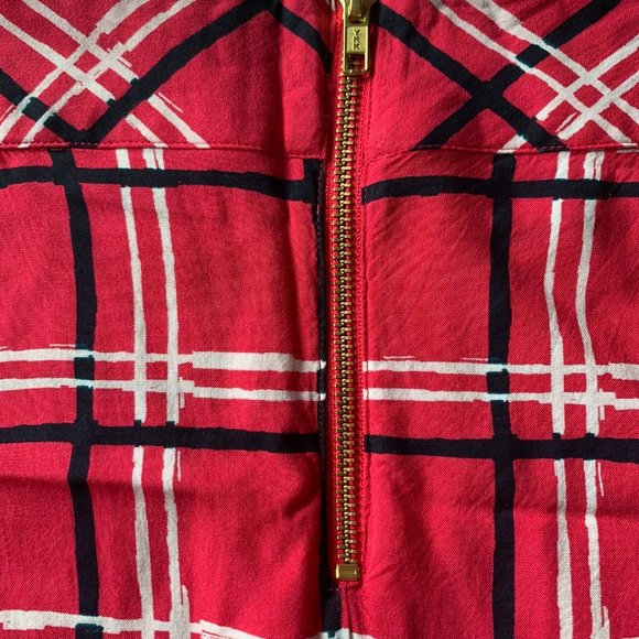 Pink Plaid Patterned Crown and Ivy Blouse - Picture 4 of 4